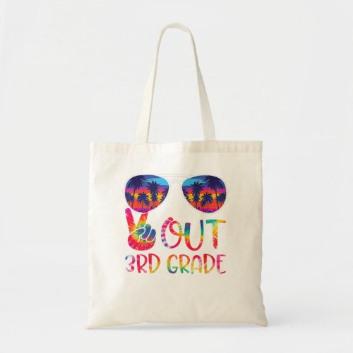 Last Day Of School Peace Out 3RD Grade Graduation  Tote Bag