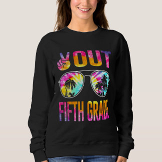 Last Day Of School Peace Out Fifth 5th Grade Teach Sweatshirt