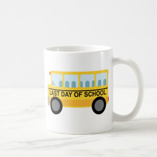 Last Day of School School Bus Gift Coffee Mug