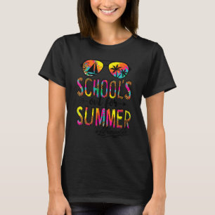 Last Day Of School Schools Out For Summer Libraria T-Shirt