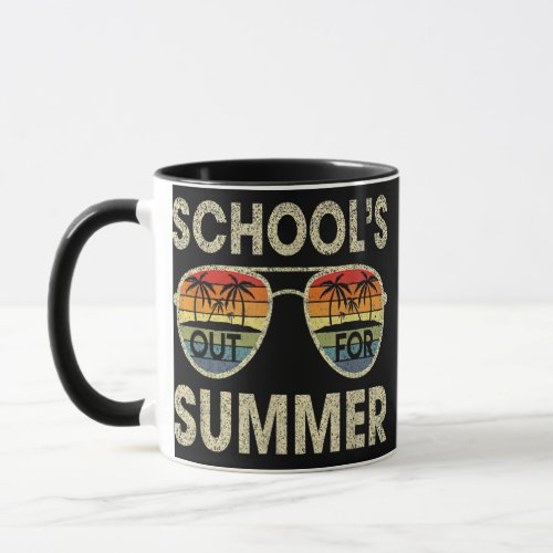 last day of school schools out summer teacher mug