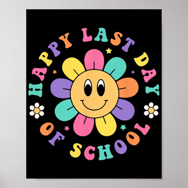 Last Day Of School Shirts Hello Summer Teacher Stu Poster (Front)