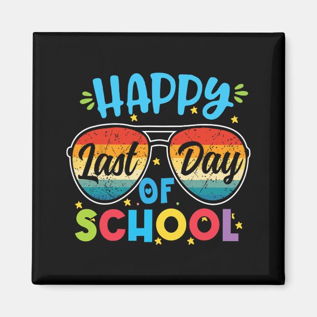 Last Day Of School Teacher Student Graduation 7  Magnet (Front)