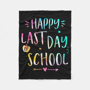 Last Day Of School Teachers Women Kids Fleece Blanket