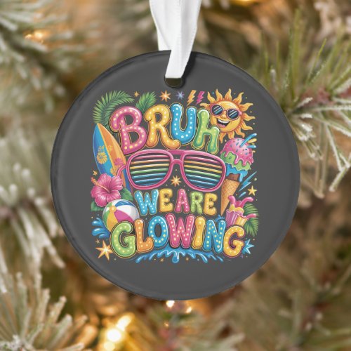 Last Day Of School Tropical Vacation Ornament