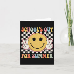 Last Day Of School Vintage Schools Out For Summer  Card
