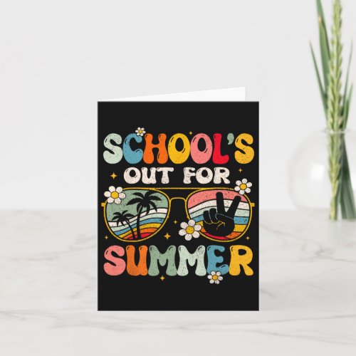 Last Day Of Schools Out For Summer Teacher Boys G Card