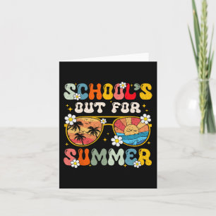 Last Day Of School's Out For Summer Teacher Boys G Card