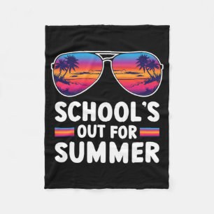 Last Day Of School's Out For Summer Teacher Boys G Fleece Blanket