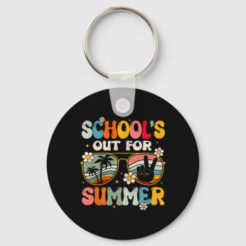 Last Day Of Schools Out For Summer Teacher Boys G Keychain