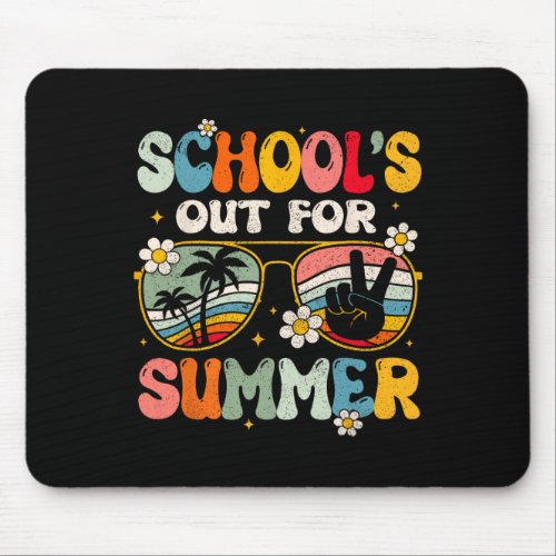Last Day Of Schools Out For Summer Teacher Boys G Mouse Pad