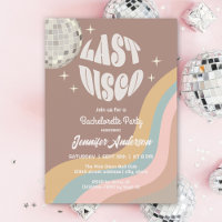 Last Disco 70s Retro Groovy Bachelorette Party