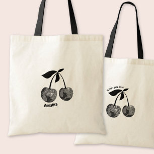 Last Disco Bachelorette Party Black Cherry Tote Bag