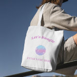 Last Disco Bachelorette Party Custom Name Tote Bag<br><div class="desc">Throw an epic 70's retro disco bachelorette party! Create adorable tote bags customized with names to match a pink and purple aesthetic. These bags are a perfect favor for guests and can be filled with goodies as a welcome gift.</div>