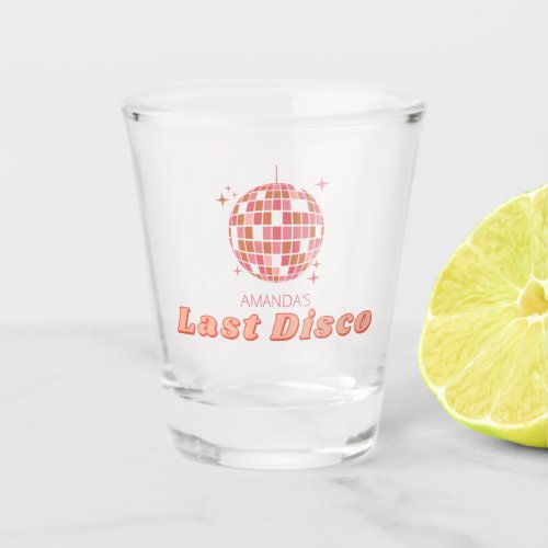 Last Disco Bachelorette Party Shot Glass