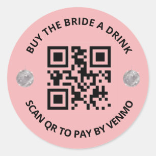 Last Disco Bachelorette QR/Venmo Sticker