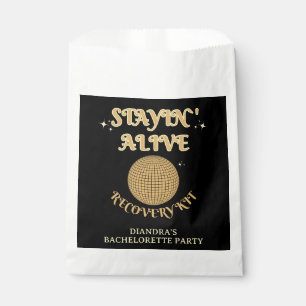 Last Disco Bachelorette Staying Alive Recovery Kit Favor Bag