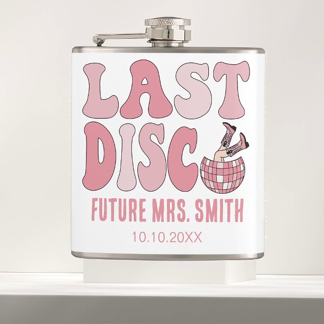 Last Disco Nashville Bachelorette Party Bride Flask (Creator Uploaded)