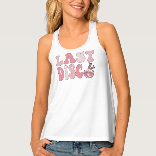 Last Disco Nashville Bachelorette Party Group Tank Top (Front)