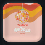 Last Disco Retro 70s Bachelorette Weekend Party Paper Plates<br><div class="desc">This is a Last Disco Retro 70s Bachelorette Weekend Party Paper Plates!</div>