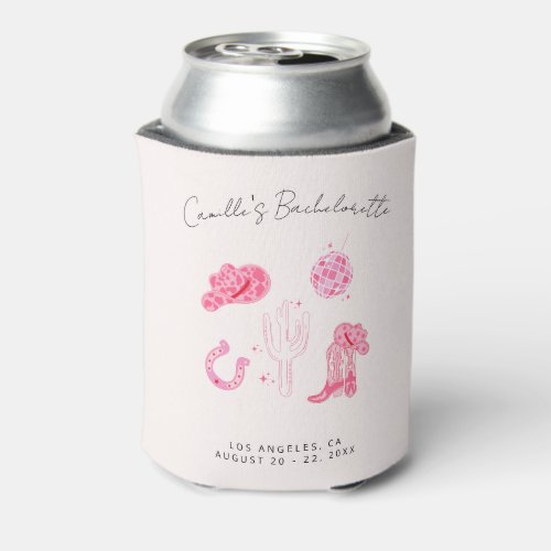 Last Disco Rodeo Bachelorette Can Cooler