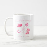 Last Disco Rodeo Bachelorette Week-end Party  Coffee Mug<br><div class="desc">Introducing the "Last Disco Rodeo Bachelorette Weekend Party Mug" – a groovy and delightful addition to your bachelorette celebration, capturing the fun and excitement of the disco rodeo-themed weekend. This mug features a retro-inspired design with glimmering disco balls, cowboy boots, and sparkling stars, bringing the lively and energetic spirit of...</div>