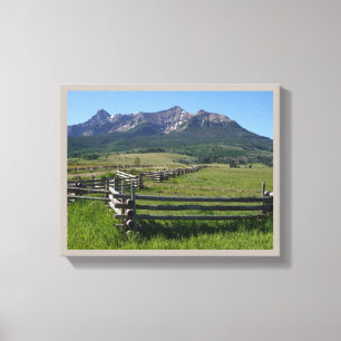 Last Dollar Ranch Road San Juan Range Colorado Canvas Print