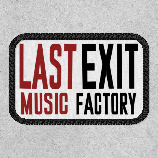 Last Exit Music Factory- Red/Black patch