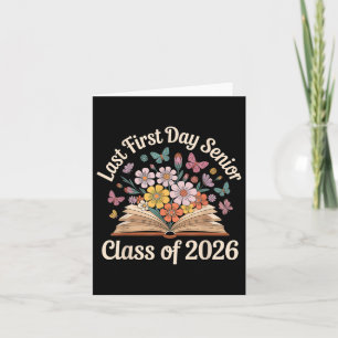 Last First Day Senior Cl Of 2026 Back To School Me Card