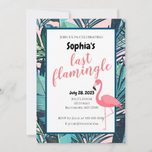 Last Flamingle Bridal Shower Invite