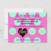 Last Fling Before The Ring Bachelorette Party Card (Back)
