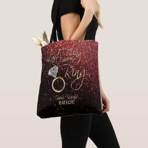 Last Fling Before the Ring Bachelorette - Red Tote Bag
