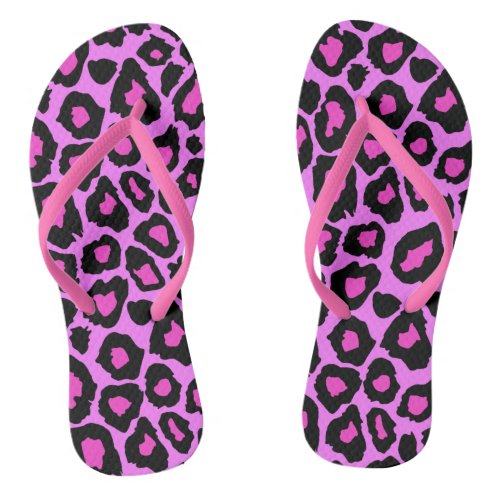 Last Fling Before The Ring Celebration Leopard Flip Flops