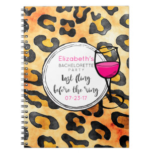 Last Fling Before The Ring Wild Bachelorette Party Notebook