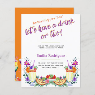 Last Fling Fiesta Cocktails Tacos Bachelorette