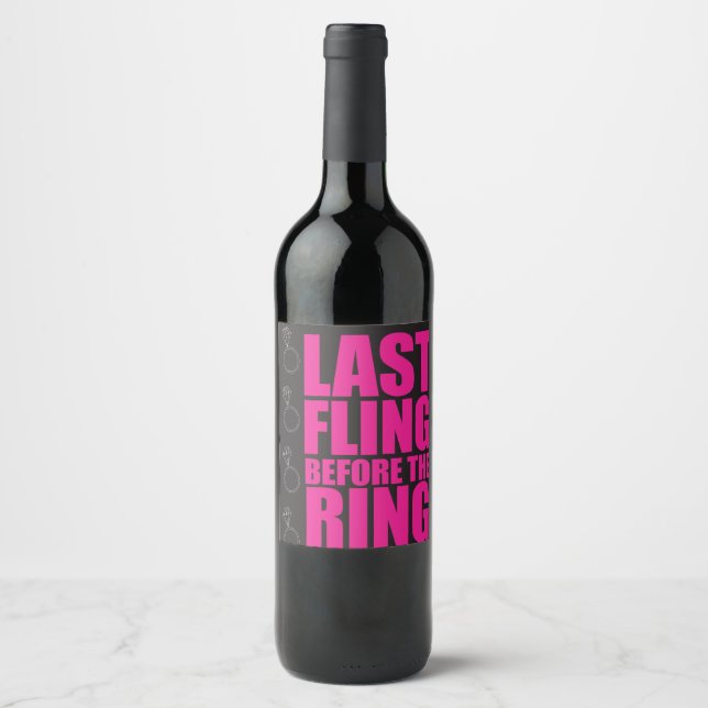 last fling wine label (Front)