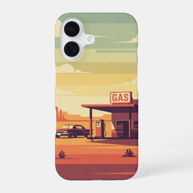 Last Gas Stop iPhone Case (Back)