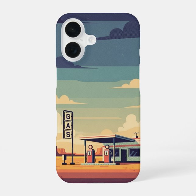 Last Gas Stop iPhone Case (Back)