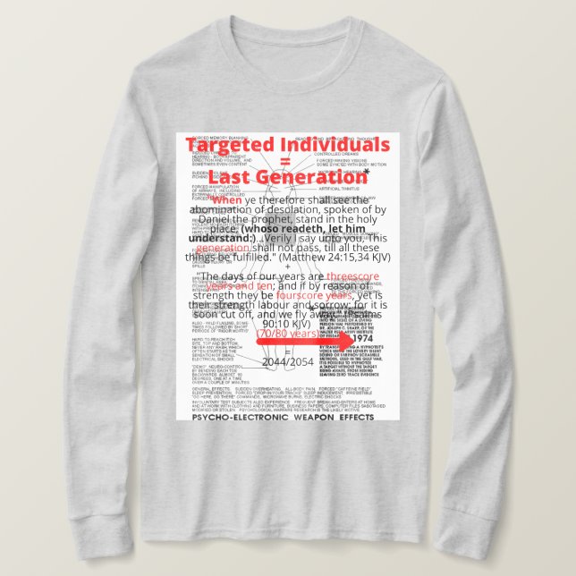 Last Generation Equation T-Shirt (Design Front)