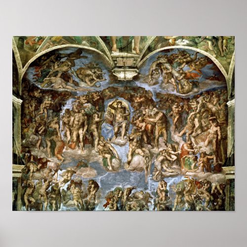Last Judgement from the Sistine Chapel 1538_41 Poster