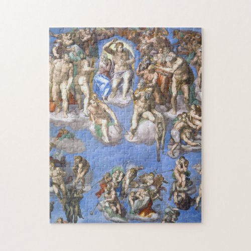 Last Judgement From The Sistine Chapel By Michelan Jigsaw Puzzle