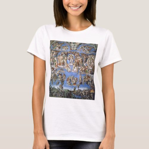 Last Judgement From The Sistine Chapel By Michelan T_Shirt