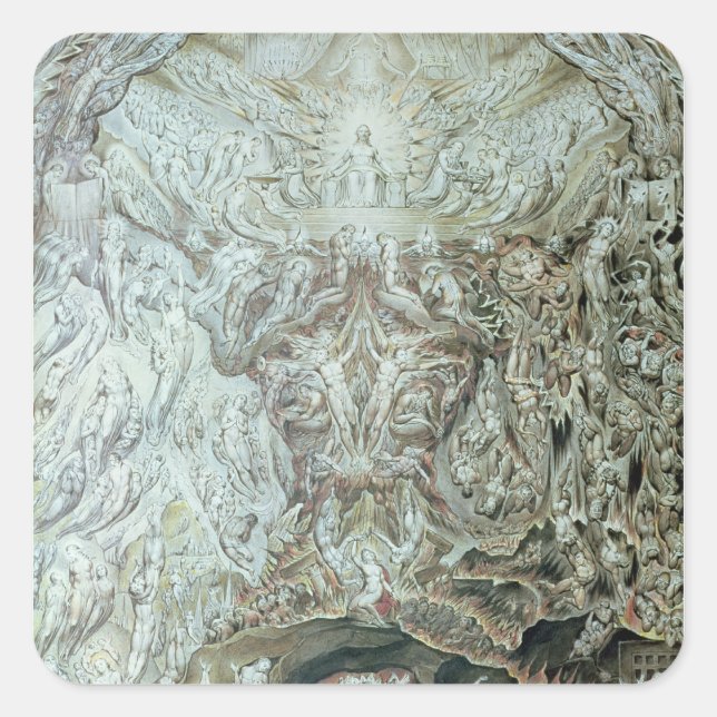 Last Judgement Square Sticker (Front)