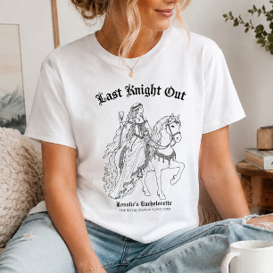 Last Knight Out Medieval Bachelorette Party T-Shirt