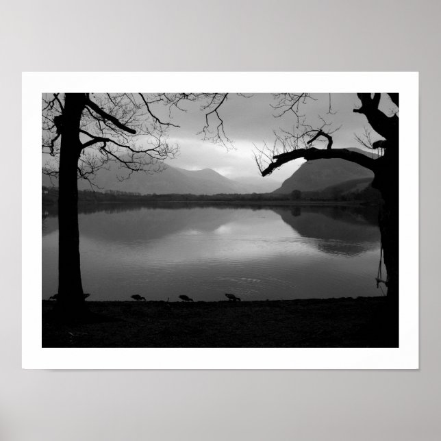 Last Light at Loweswater: Lake District Poster (Front)
