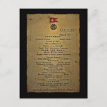 Last Menu RMS Titanic