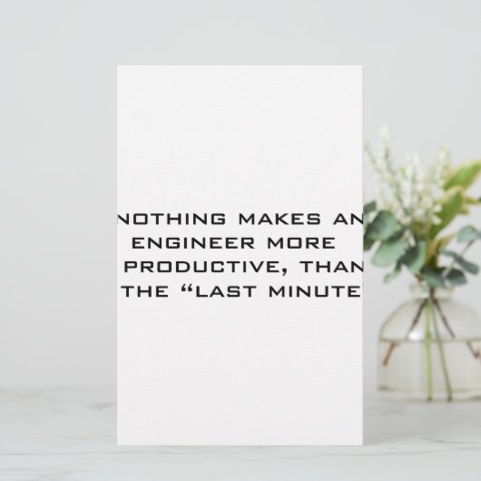 Last minute (Standing Front)