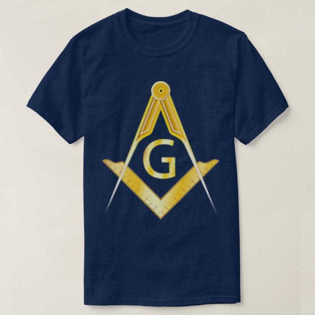 Last Minute Hanukkah Freemason Square Compass Maso T-Shirt (Design Front)