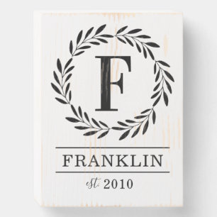 Last name letter sign-personalized last name sign