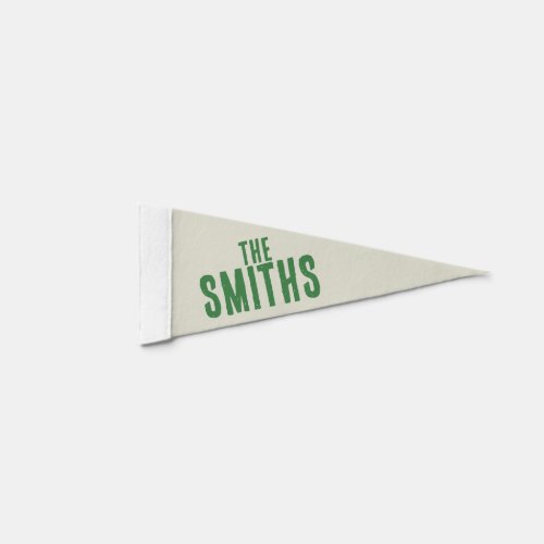 Last Name pennant, Personalized wedding Pennant Flag